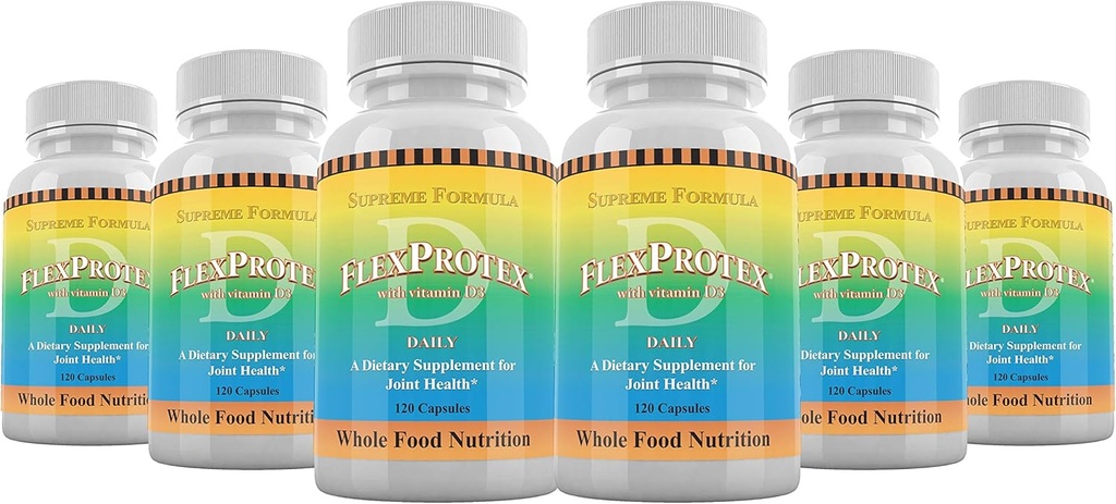 Daily Health, Flexprotex D 6 Bottles 720 Capsules