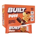 Χτισμένο Bar, Puff Protein Bars, φυστικοβούτυρο Puff, 17g Πρωτεΐνη Snacks, On-The-Go Bars, Μόνο 150 θερμίδες, 6g ζάχαρη, κολλαγόνο, χωρίς γλουτένη, 12 κόμης