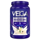 Vega Protein Made Simple Protein Powder, Vanilla - Stevia Free, Vegan, Plant Based, Healthy, Gluten Free, Pea Protein for Women and Men, 2,2 lbs (Packaging May Vary)