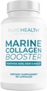 Marine Collagen και Hyaluronic Acid Συμπληρώματα, Aloe Vera Leaf Gel και βιταμίνη Ε Collagen Peptides Pills–Collagen Συμπληρώματα με Hyaluronic Acid για τα νύχια δέρματος μαλλιών-90 Collagen Caps