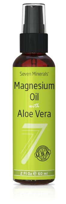Επτά Ορυκτά Pure Magnesium Oil Spray - Pharmaceutical (USP) Βαθμός, Υψηλότερη Δύναμη - Εξόρυξη στις ΗΠΑ