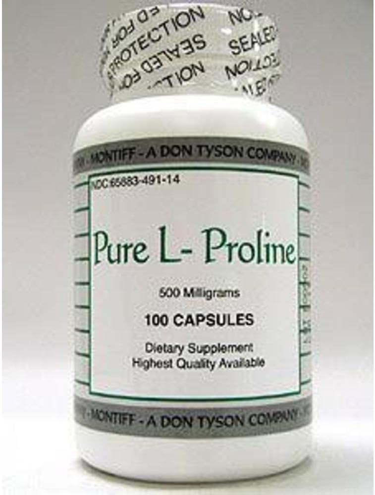 Pure L Proline 500 mg 100 Καψάκια