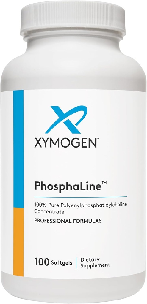 XYMOGEN Φωσφαλίνη - Πολυενυλοφωσφατιδυλχολίνη Φωσφατιδυλχολίνη - Υποστηρίξτε την Ηπατική Υγεία, την Κυτταρική Υγρότητα, την Καρδιαγγειακή Υγεία (100 Softgels)