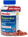 TIME-CAP LABS, INC. Timely Ibuprofen 200mg 1000 Tablets - Pain Relief Tablets and Fever Reducer - for Headache Relief, Menstrual Pain, Tooth Aches, Muscular, Arthritis Pain & Body Aches