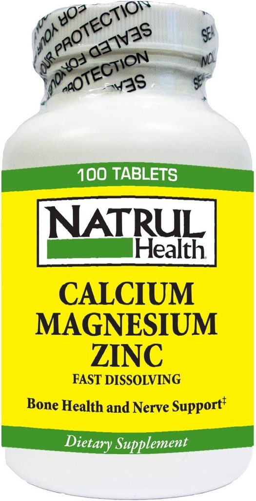 NAT- Rul Υγεία Ασβέστιο/Magnesium Plus δισκία ψευδαργύρου - 100 Ea