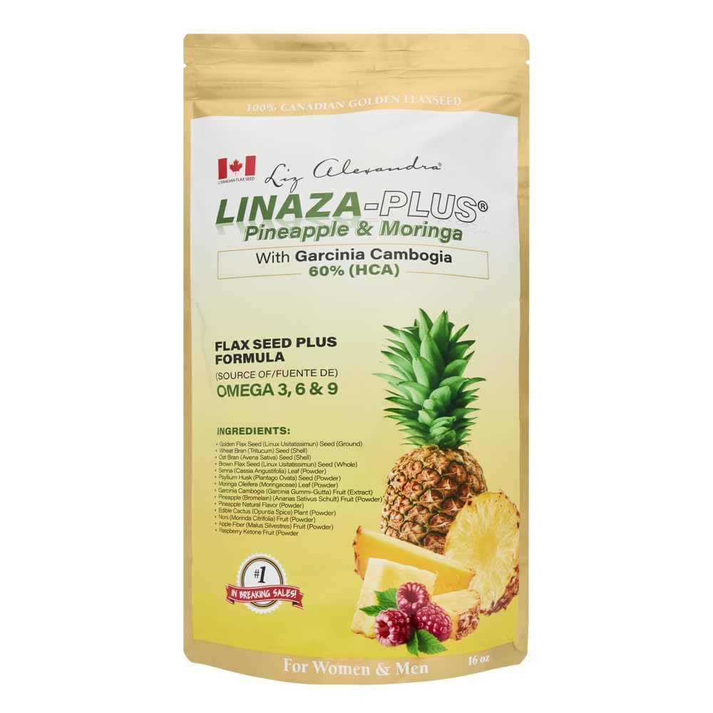 Liz A. Linaza Plus με ανανά, Moringa & Garcinia Cambogia -16oz