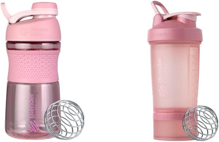 BlenderBottle SportMixer Shaker μπουκάλι και ProStak σύστημα για τις ανακινήσεις πρωτεϊνών και την αποθήκευση συμπλήρωμα