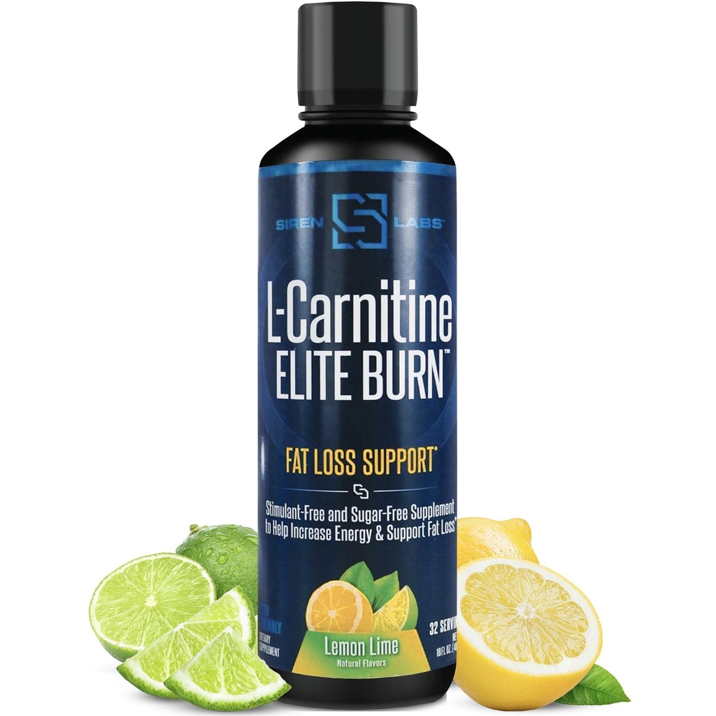 L-Carnitine Elite Burn Liquid Keto Fat Burner and Μεταβολισμός ενεργοποιητής - Υποστήριξη απώλειας λίπους Keto Φιλική απώλεια βάρους Αύξηση ενέργειας-διεγερτικό Δωρεάν - λεμόνι Lime 3000mg (32 υπηρεσίες)
