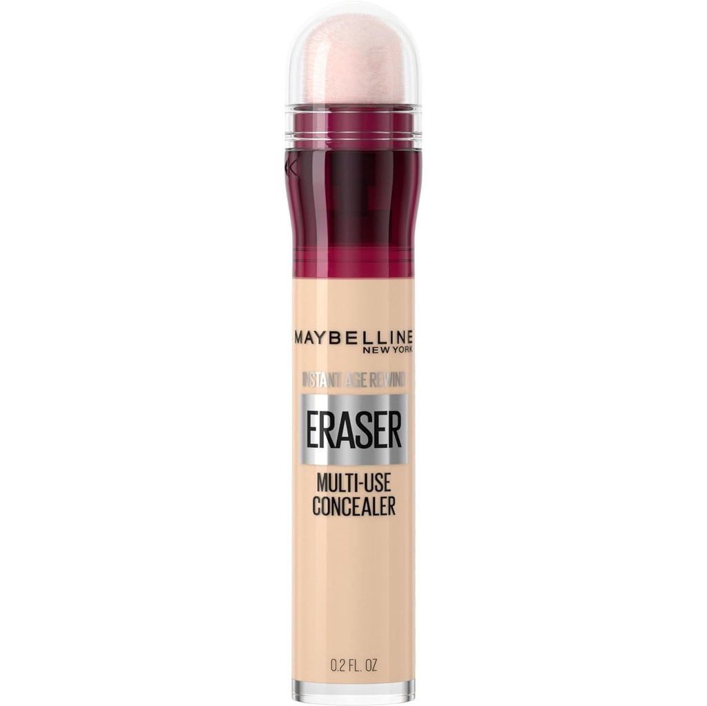 Mapelline Instant Age Rewind Eraser Dark Circles treatment Multi-Use Concealer, 100, 1 Count (Packing May Vary)