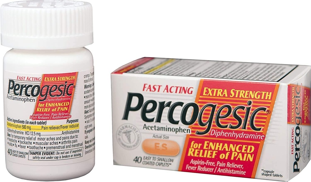 Percogesic Extra Strength Pain Relief 