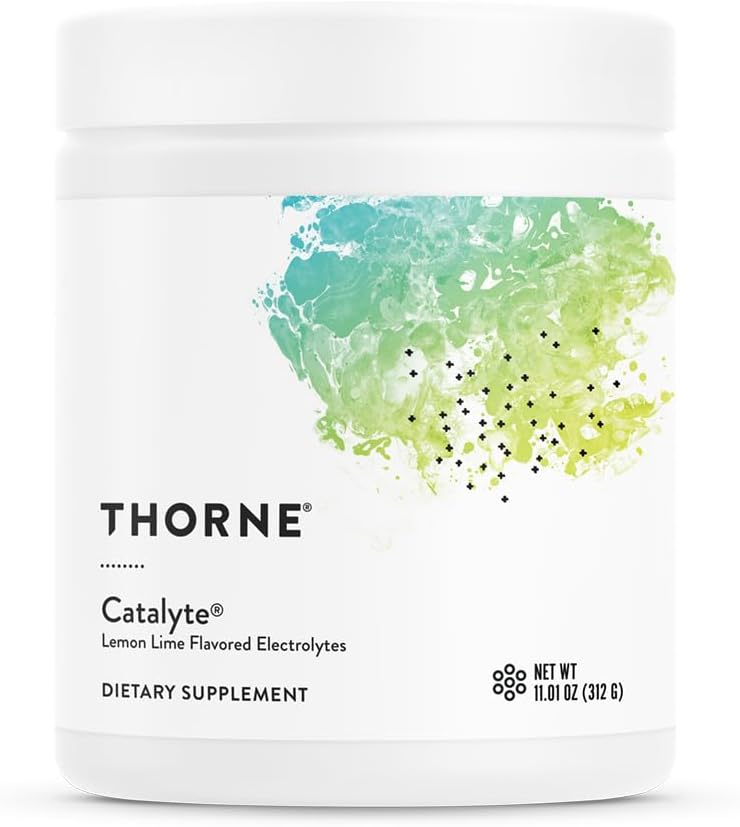THORNE - Καταλύτης - Electrolyte Replenishment and Energy Restoration Supplement* - No Artificial Sweeteners - NSF Certified for Sport- Lemon Lime - 11.01 Oz