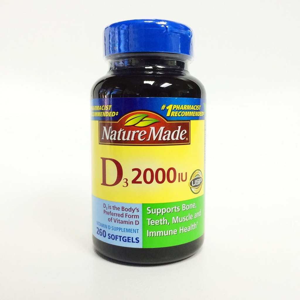 Φύση D3 2000 IU, 260 Softgels