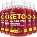 Keto ACV Gummies - 1500mg μηλίτη μηλίτη ξύσμα με μητέρα - Vegan, μη GMO, Organic μηλίτη μηλίτη γούνας για γυναίκες άνδρες, Detox & Cleanse, 5 Pack