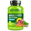 NATURELO Teen Multivitamin - Ολόκληρα τρόφιμα πολυβιταμίνη για τα αγόρια εφήβων - Ορυκτά συμπλήρωμα για τα ενεργά παιδιά - με εκχυλίσματα φυτών - μη ΓΤΟ - Vegan & χορτοφάγους - 60 κάψουλες