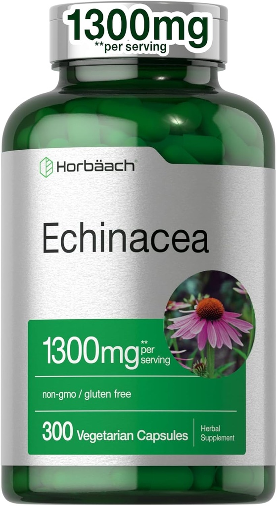 Horbäach Echinacea Extract Κάψουλες 1300mg 