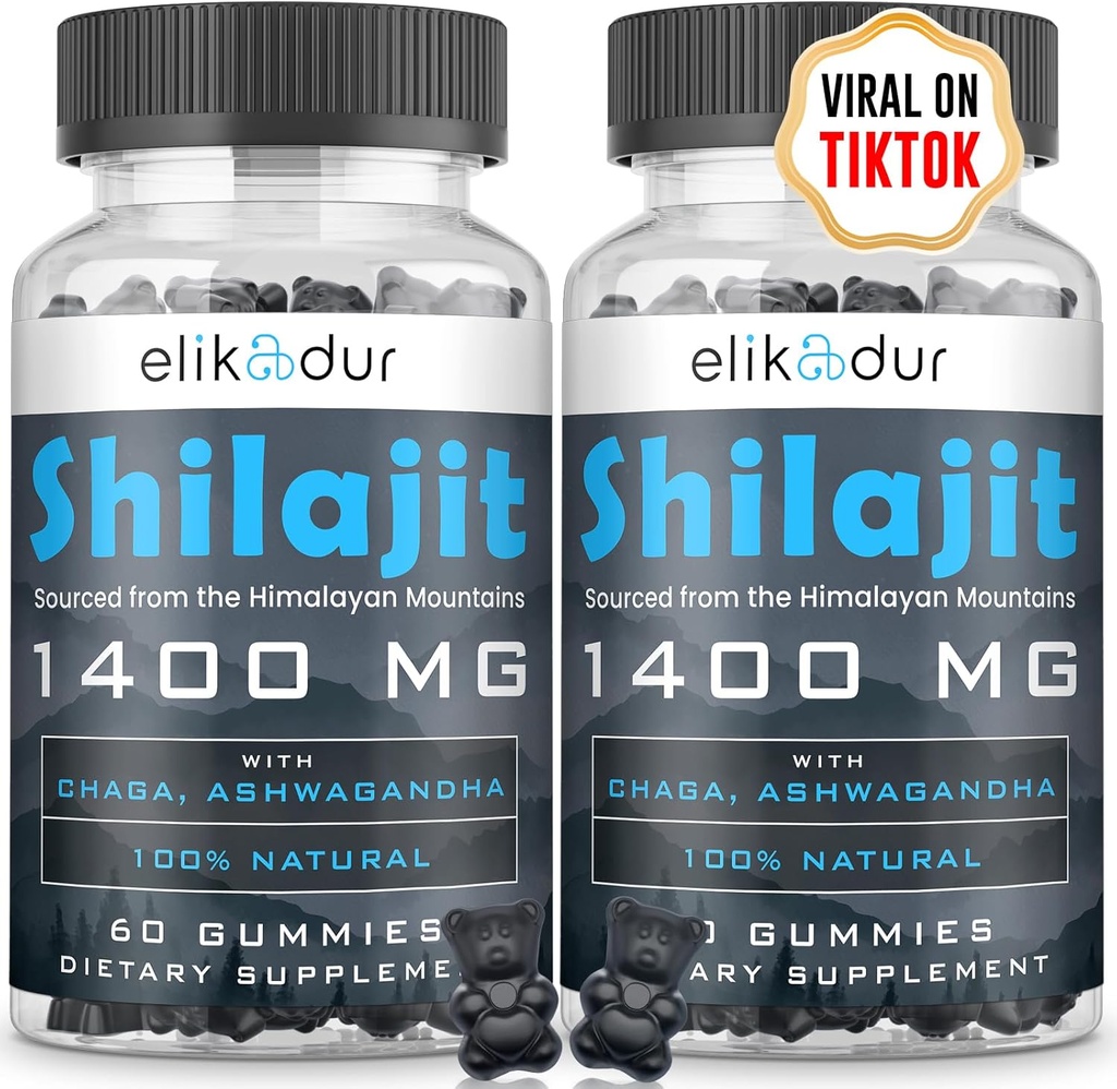 84.000 MG Organic Shilajit Gummies με 85+ Trace Minerals, Fulvic Acid, Shilajit για άνδρες & γυναίκες, ενέργεια & ανοσοποιητική υποστήριξη, υψηλή ισχύς χρυσό βαθμό, ζάχαρη-ελεύθερο, Vegan, 100% φυσικό 120 Gummies
