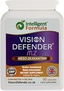 Vision Defender Meso Zeaxanthin Vegan Eye Supplement MZ - Προστατέψτε και βελτιώστε την οφθαλμική υγεία & φροντίδα των ματιών, Υψηλή δύναμη Αντιοξειδωτικό καροτενοειδές Μεσο-Ζεαξανθίνη για τα μάτια (90 κάψουλες/μία καθημερινή) Made in UK