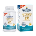 Nordic Naturals Ultimate Omega 2X, Lemon Flavor - 90 μαλακά γέλη - 2150 mg Omega- υψηλής ισχύος Omega-3 ιχθυέλαιο με EPA & DHA - Προάγει την υγεία του εγκεφάλου και της καρδιάς - Μη GMO - 45 εξυπηρετήσεις