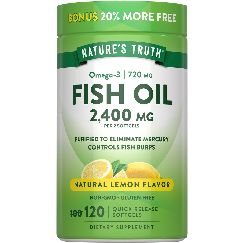 Nature's Truth Fish Oil 2400mg 