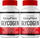 Easy Flow Glycogen Υποστήριξη Κάψουλες - Επίσημη Formula Glycogen Υποστήριξη EasyFlow Χάπια, Easy Flow - Μέγιστη δύναμη, Glyco Optimizer Χάπια, Γενική Υγεία, Easy Flow Κάψουλες Κριτικές (2 Pack)