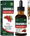 Sarsaparilla Root Extract Drops for Liver Cleanse Detox & Repair, Immune Support Supplement with Dandelion Cocolmeca Polypodium Leucotomos. Diente de Leon para Limpieza de Colon y Δεσιντοξικά. 2oz