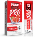 PURE KICK PRO Ενυδατικό ηλεκτρολυτικό μείγμα ποτών, φράουλα παγωτού, περιλαμβάνει 1 κουτί με 6 συσκευασίες σε κάθε κουτί
