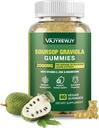 Soursop Graviola Gummies - 2000mg Extra Strength Soursop Leaves Extra Extra Strength Soursop Leaves Extra, Vitamin C, Zinc & Whole Natural Food for Ammunity, Vegan, 60 Gummies