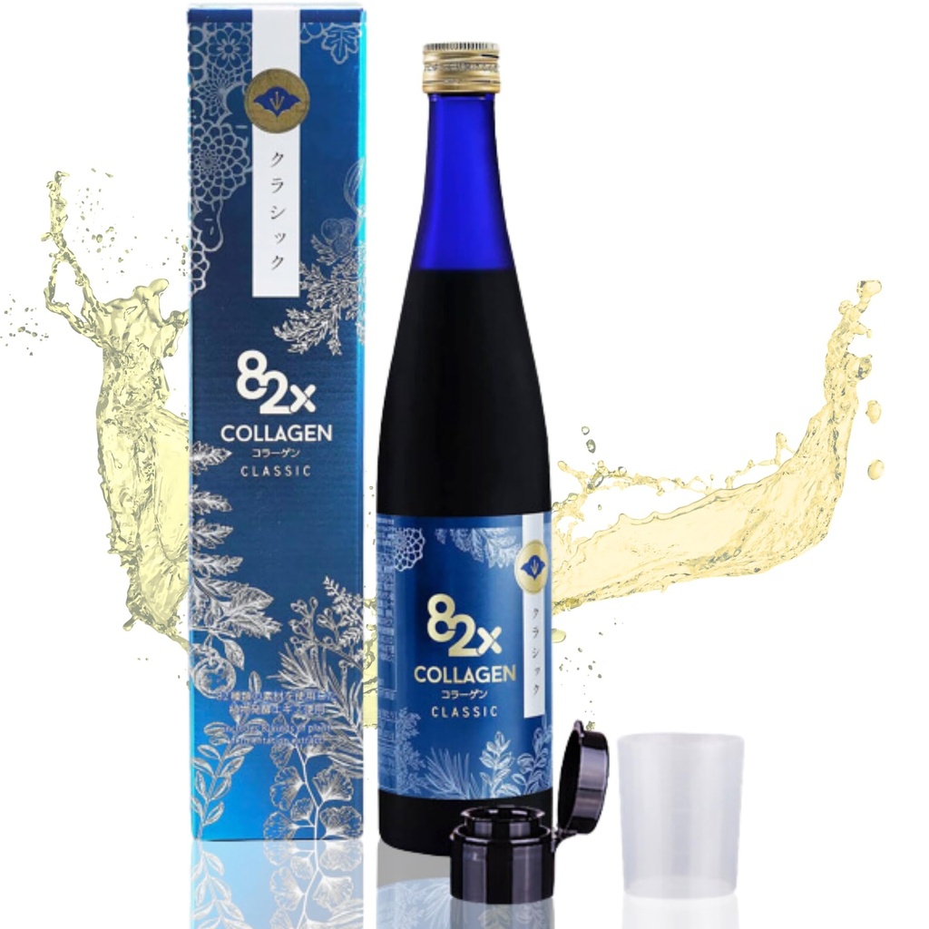 82X Classic Collagen - Θαλάσσιο ψάρι τόνος Collagen Peptides Υγρό ποτό για το δέρμα νύχια μαλλιών από την Ιαπωνία με 82 φυτά, βιταμίνες, ορυκτά & συμπληρώματα