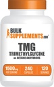 BulkSupplements.com Κάψουλες TMG - Trimethylglycine ως Betaine Anhydrus, TMG συμπλήρωμα - Χωρίς γλουτένη, 2 κάψουλες ανά υπηρεσία (1500mg), 240 Count (Pack of 1)