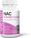 Συμπλήρωμα NAC (N- Acetyl Cysteine) 600 mg, Αντιοξειδωτική Υποστήριξη, Ανοσολογική Υποστήριξη, Νεφρική & Ηπατική Υγεία, 60 Κάψουλες