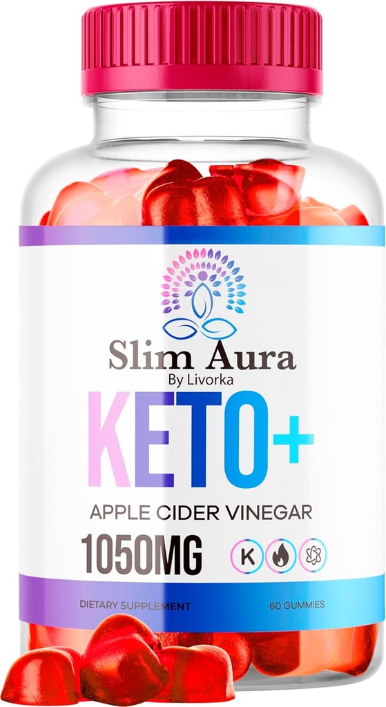 Slim Aura Keto ACV Gummies - Επίσημη Slim Aura Keto Plus Apple Cider Vinegar 1050MG Advanced Formula Gummys, All Natural Premium Formula, Slimaura Gomitas Κριτικές, 60 Gummies για 1 μήνα