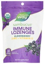 Nature's Way Sambucus Organic Zinc Lozenges, Elderberry and Zinc Lozenges with Vitamin C, Certified Organic, Berry Flavored, 24 Lozenges