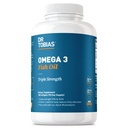 Dr. Tobias Omega 3 Fish Oil 2000mg Triple Strength with 800mg EPA 600mg DHA Per Serving 