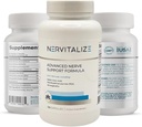 Advanced Nerve Support Formula με 600 mg Pure Alpha Lipoic Acid και Palmitoylethanamide (Pea) Neuropathy Support Supplement - Fortify Nerves - Best Peripheral Relief Support - 120 Κάψουλες