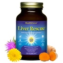 HealthForce SuperFoods Liver Rescue - Natural Liver Cleanse - με Ρίζα Γαϊδουράγκαθου & Δαντελιάς - Χωρίς γλουτένη & Vegan - 120 κάψουλες