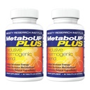 Λιποζίνη MetaboUP Plus - 2 μπουκάλια 60 ct - Θερμογόνος απώλεια βάρους - Χάπια Booster ενέργειας