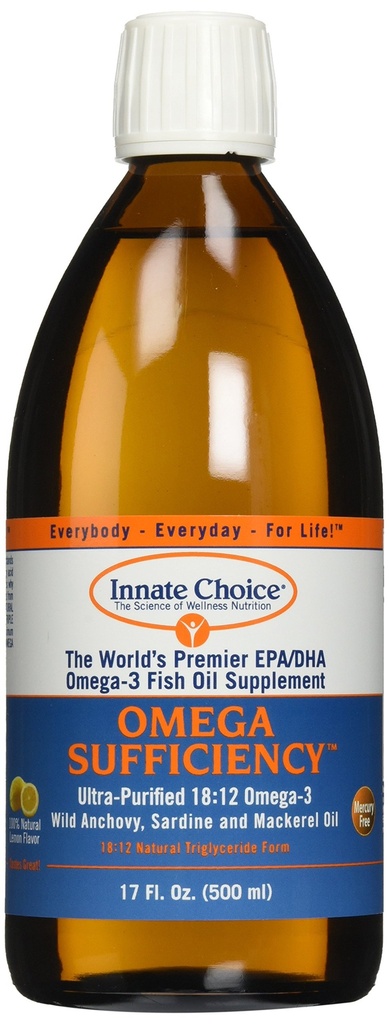 Έμφυτη επιλογή Omega Sufficiency Lemon 500ml