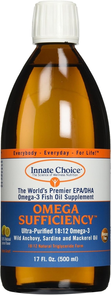 Έμφυτη επιλογή Omega Sufficiency Lemon 500ml