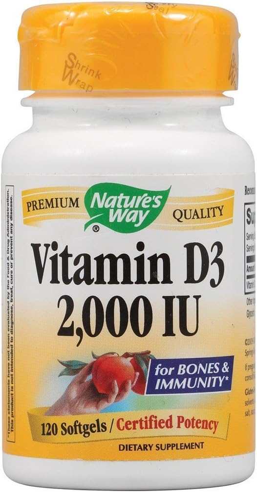 Τρόπος της φύσης Βιταμίνη D-3 2000 IU 120 softgel