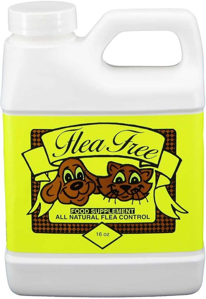 Flea-free καθαρό βιολογικό συμπλήρωμα διατροφής και φυσικά προϊόντα κατοικίδιων ζώων, 16 ουγγιά