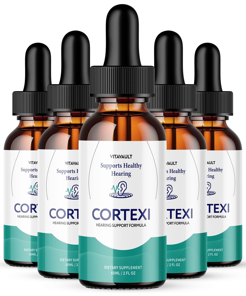 Cortexi Ear Drops - Cortexi ακροαματική υποστήριξη σταγόνες, Cortexi Drops, Cortexi Κριτικές - Προωθεί την ακουστική σαφήνεια, υποστηρίζει υγιή ακοή 5 πακέτα
