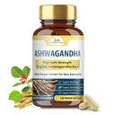 Βιολογικές κάψουλες Veda Ashwagandha, 2000mg - 100% καθαρό συμπλήρωμα ρίζας Ashwagandha με εκχύλισμα μαύρου πιπεριού για μέγιστη απορρόφηση - Boost Energy, Adrenal, Immunity & Mood - Vegan - 120 Count
