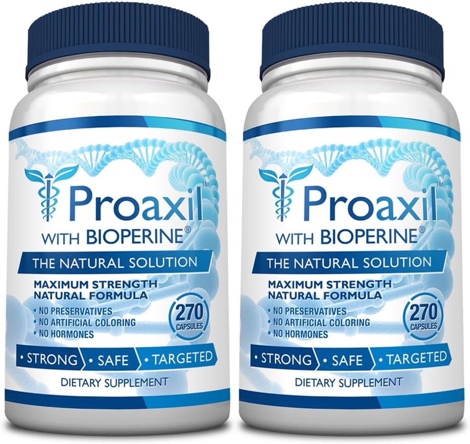 Consumer Health® Proaxil - 540 Κάψουλες - Υποστήριξη Prostate Health - Ψευδάργυρος, Saw Palmetto, Bioperine®, και Beta Σιτοστερόλη - Vegan Friendly, Made in USA - 6 Month Supply