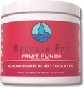Sugar-Free Electrolyte Powder | 1000mg High-Sodium Electrolyte Complex | POTS Support & Keto Flu Prevention | 45 Servings Natural Hydration (Fruit Punch)