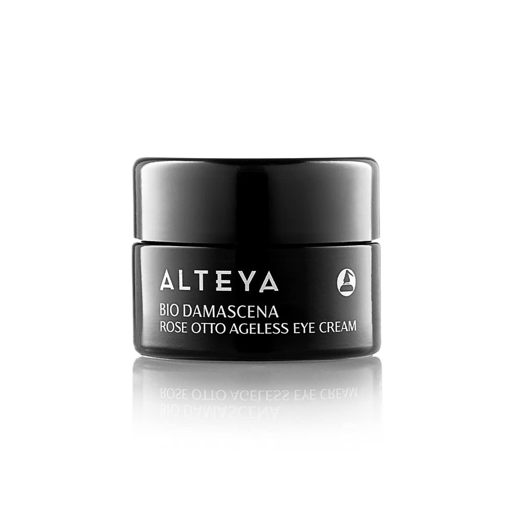 Alteya Organics Κρέμα ματιών Πιστοποιημένη Βιολογική Φροντίδα του δέρματος 0.51 Fl Oz/15 mL Bio Damascena Βραβείο-Κερδίζοντας Ageless Eye Contour Cream με οργανικό βουλγαρικό λάδι τριαντάφυλλο λαμπερό, Nourishing και σύσφιξη
