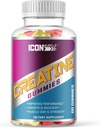 Creatine Gummies | Creatine Monohydrate | Muscle Growth & Strength | Workout Recovery | Natural Flavors
