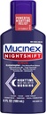 Mucinex Nightshift Sinus, Κρύο και γρίπη Βήχας Ιατρική για ενήλικες, Ισχυρή nighttime Sinus Medicine για την ανακούφιση του κόλπου, Sore Lroat Relief, βήχα Suppressant & Nasινικό αποσυμφορητικό για ενήλικες, 6 Fl Oz