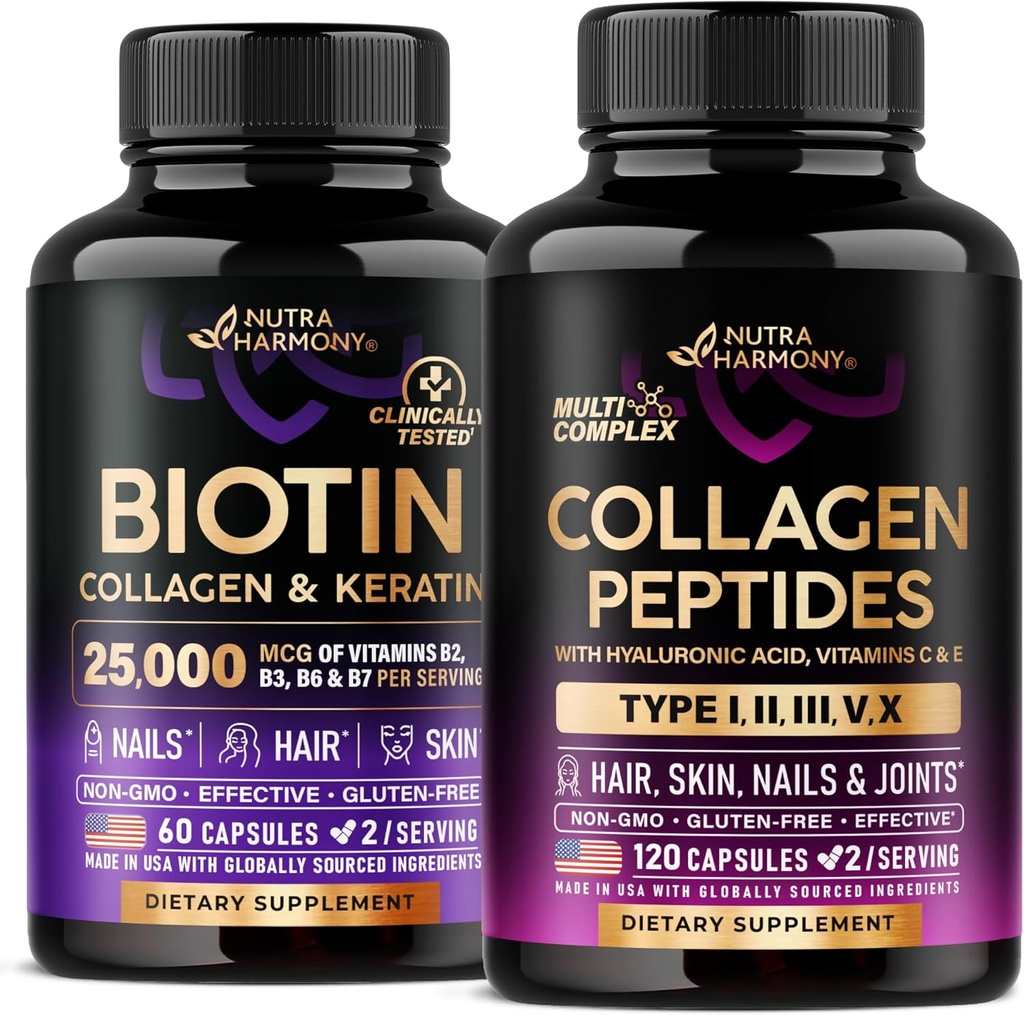 Κάψουλες NUTRAHARMONY Βιοτίνης, Κερατίνης & Κολλαγόνου