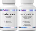Tesseract Ιατρική έρευνα ProButyrate Gut συμπλήρωμα υγείας, Butyric Acid Complex & TetraCumin SR κοινό συμπλήρωμα υποστήριξης, Παρατεταμένη απελευθέρωση